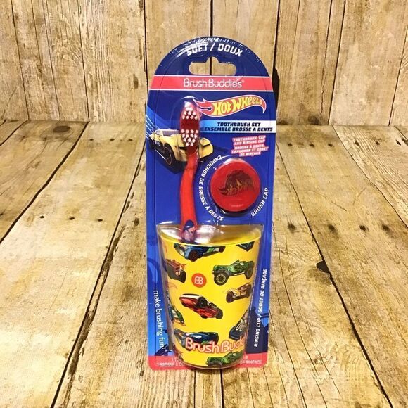 Hot Wheels Brush Buddies Toothbrush Set - Picture 1 of 4